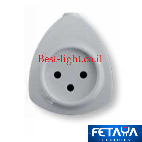 שקע כח קופלונג לבן Fetaya 250V~16A