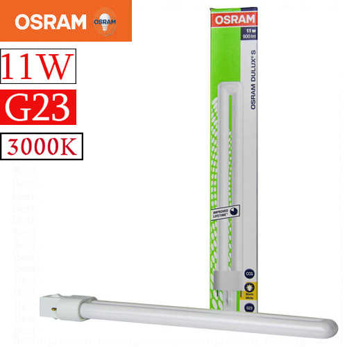 נורת  פלורסנט OSRAM PL 11W G23 3000k