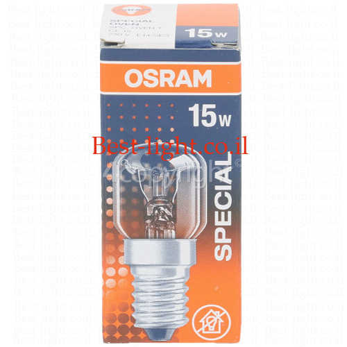 נורת פיגמי למקרר OSRAM E14 15W